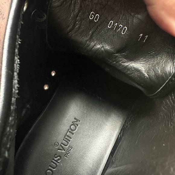 Louis Vuitton Men's Black High-Top Sneakers - Picture 5 of 5